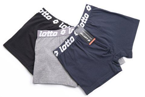 Lotto чоловічі труси шорти боксери чорні, сірі, сині - набір 3 шт. 28595 фото